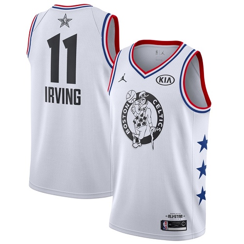 Boston Celtics #11 Kyrie Irving White Youth Jordan Swingman 2019 All-Star Game Jersey Youth