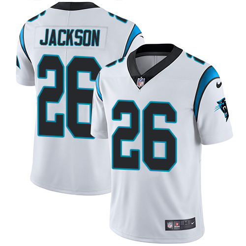 Carolina Panthers #26 Donte Jackson White Men's Stitched Vapor Untouchable Limited Jersey Men's