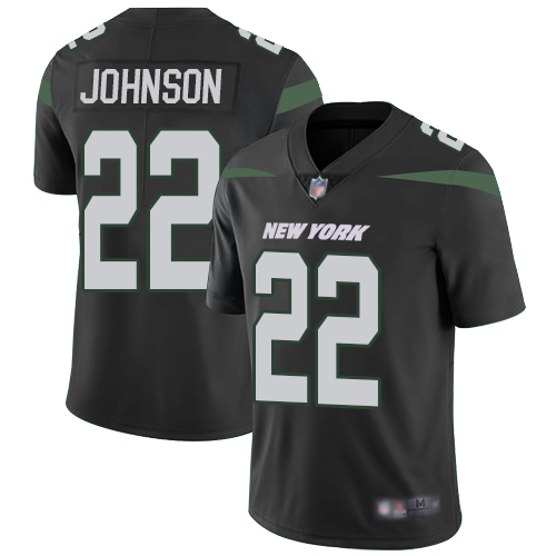 New York Jets #22 Trumaine Johnson Black Alternate Youth Stitched Vapor Untouchable Limited Jersey Youth