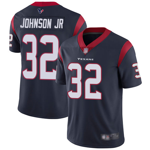 Houston Texans #32 Lonnie Johnson Jr. Navy Blue Team Color Men's Stitched Vapor Untouchable Limited Jersey Men's