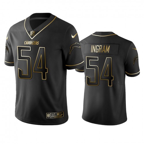 Los Angeles Chargers #54 Melvin Ingram Men's Stitched Vapor Untouchable Limited Black Golden Jersey Men's