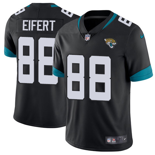 Jacksonville Jaguars #88 Tyler Eifert Black Team Color Men's Stitched Vapor Untouchable Limited Jersey Men's