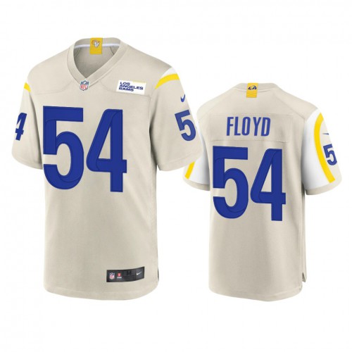 Los Angeles Los Angeles Rams #54 Leonard Floyd Men's Game Jersey - Bone Men's