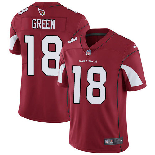Arizona Cardinals #18 A.J. Green Red Team Color Youth Stitched Vapor Untouchable Limited Jersey Youth