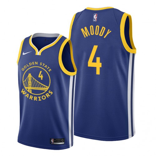Golden State Golden State Warriors #4 Moses Moody Blue Youth Jersey Youth