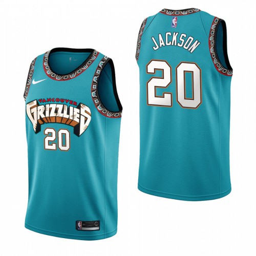 Memphis Memphis Grizzlies #20 Josh Jackson 1988-89 Retro Hardwood Classics Stitched Jersey Mens