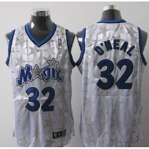 Orlando Magic #32 Shaquille ONeal White Star Limited Edition Stitched Jersey Mens