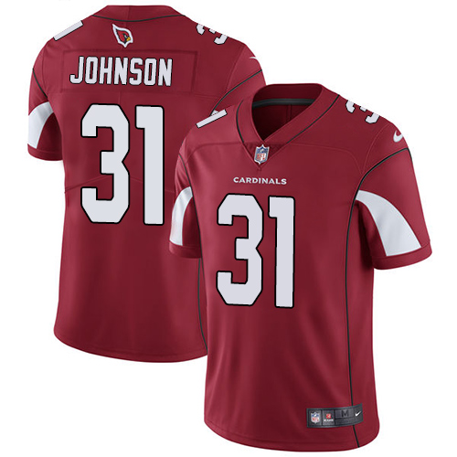Arizona Cardinals #31 David Johnson Red Team Color Men's Stitched Vapor Untouchable Limited Jersey Men's