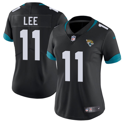 Jacksonville Jaguars #11 Marqise Lee Black Team Color Women's Stitched Vapor Untouchable Limited Jersey Womens
