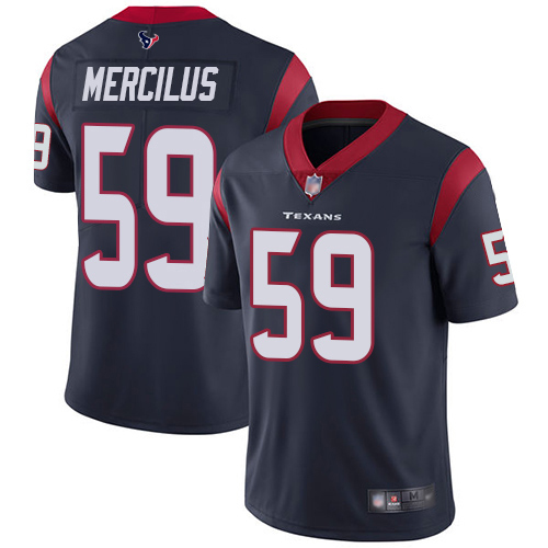 Houston Texans #59 Whitney Mercilus Navy Blue Team Color Youth Stitched Vapor Untouchable Limited Jersey Youth