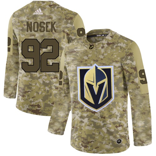 Adidas Golden Vegas Golden Knights #92 Tomas Nosek Camo Authentic Stitched Jersey Men's