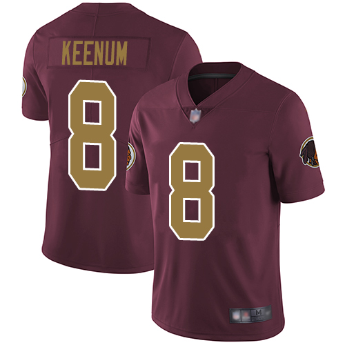 Washington Commanders #8 Case Keenum Burgundy Red Alternate Men's Stitched Vapor Untouchable Limited Jersey Men's