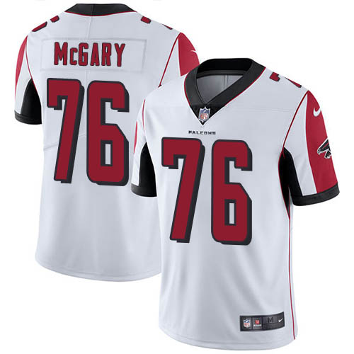 Atlanta Falcons #76 Kaleb McGary White Men's Stitched Vapor Untouchable Limited Jersey Men's