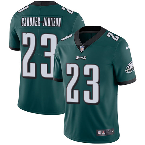 Eagles #23 C.J. Gardner-Johnson Green Team Color Men's Stitched Vapor Untouchable Limited Jersey