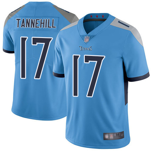 Men's Youth Women's Titans #17 Ryan Tannehill Light Blue Alternate Stitched Vapor Untouchable Limited Jersey