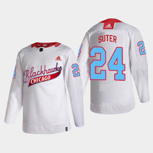 Chicago Chicago Blackhawks #24 Pius Suter Men's White One Community Night Jersey Men's