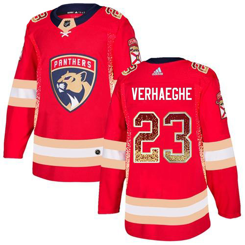 Adidas Panthers #23 Carter Verhaeghe Red Home Authentic Drift Fashion Stitched Youth Jersey
