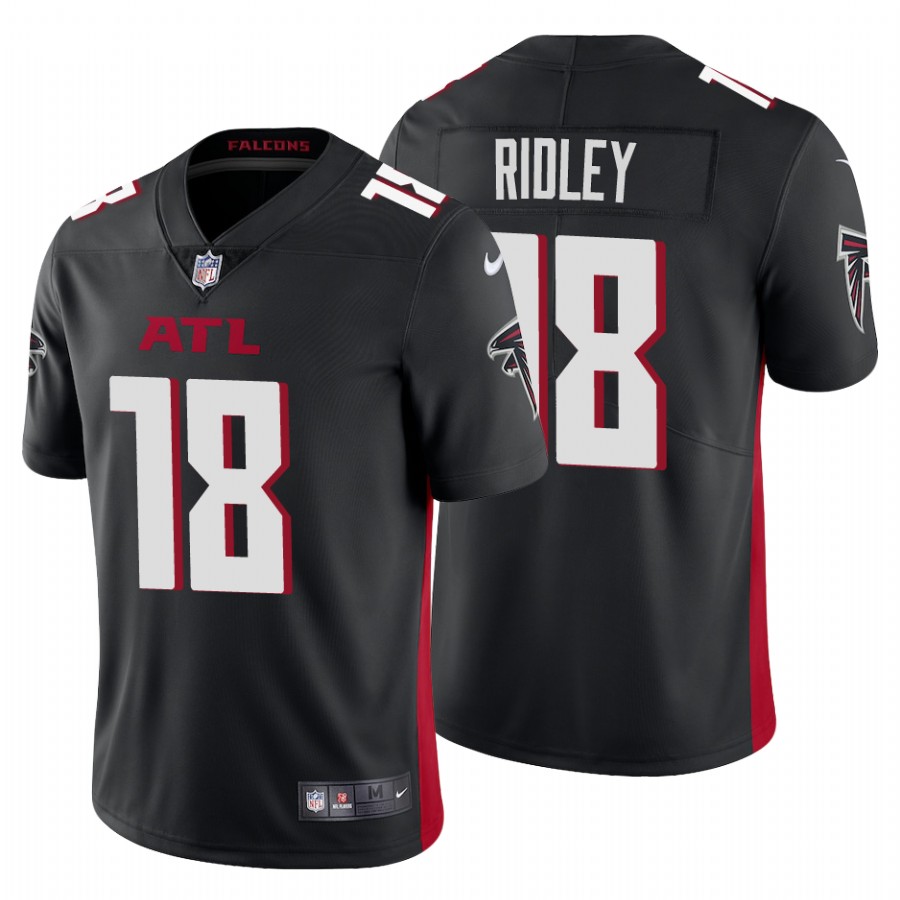 Atlanta Falcons #18 Calvin Ridley Men's Black 2020 Vapor Untouchable Limited Jersey