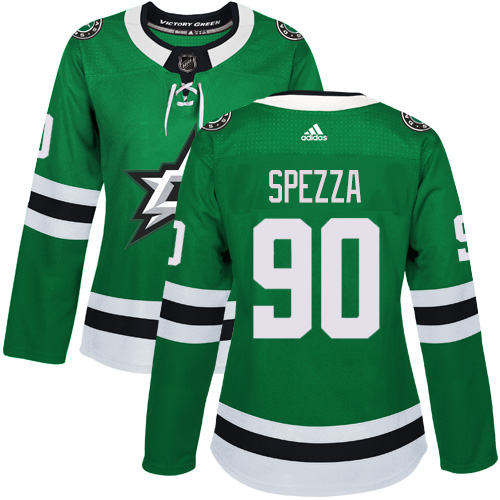 Adidas Dallas Stars #90 Jason Spezza Green Home Authentic Women's Stitched Jersey Womens