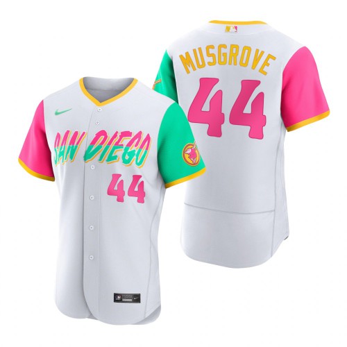 San Diego San Diego Padres #44 Joe Musgrove 2022 City Connect Men's Authentic Jersey - White Men's