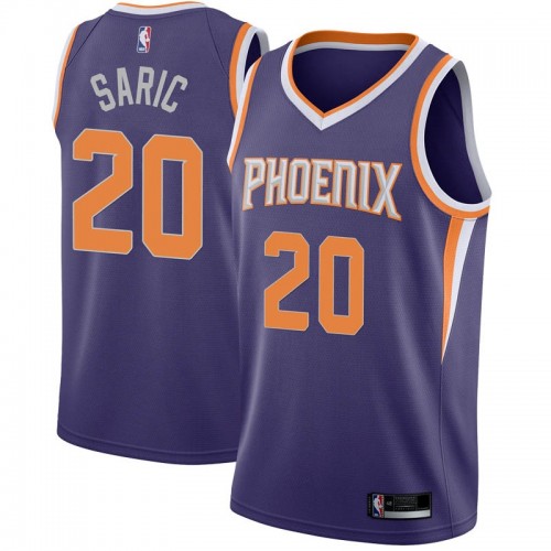 Phoenix Suns #20 Dario Saric Purple Swingman Icon Edition Jersey Mens