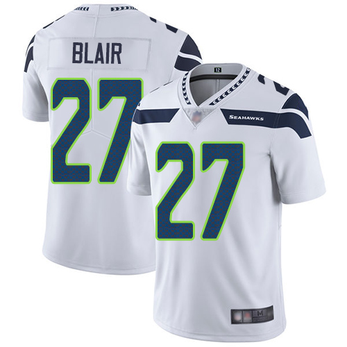 Seattle Seahawks #27 Marquise Blair White Men's Stitched Vapor Untouchable Limited Jersey Men's