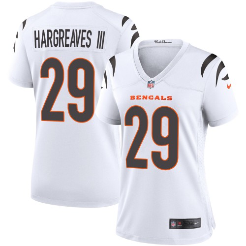 Cincinnati Cincinnati Bengals #29 Vernon Hargreaves III White Women's Game Jersey Womens