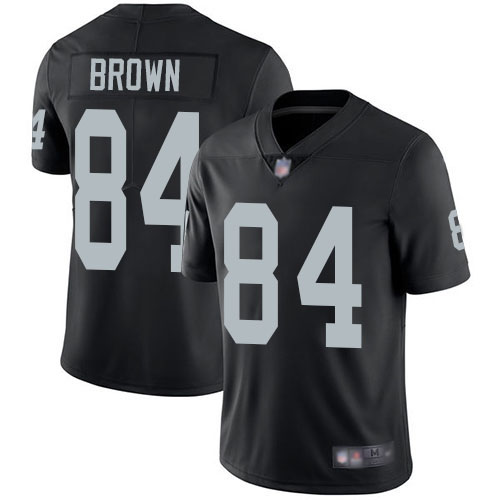 Las Vegas Raiders #84 Antonio Brown Black Team Color Men's Stitched Vapor Untouchable Limited Jersey Men's