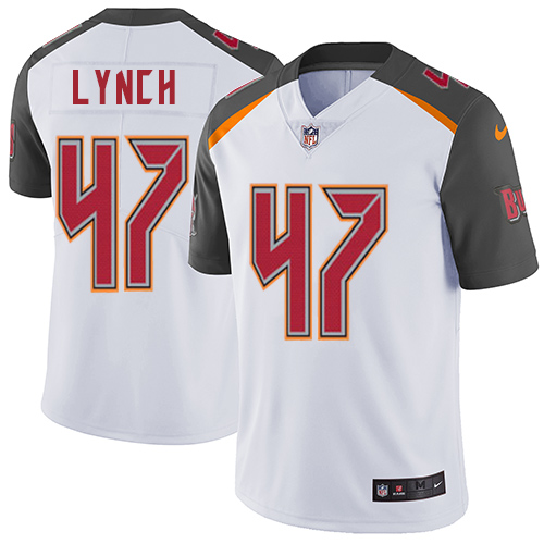 Tampa Bay Buccaneers #47 John Lynch White Youth Stitched Vapor Untouchable Limited Jersey Youth