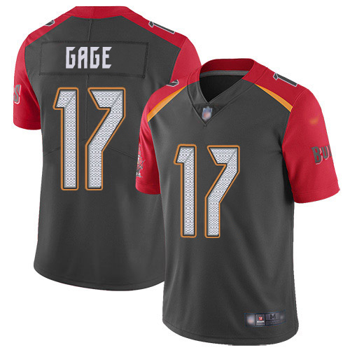 Buccaneers #17 Russell Gage Gray Men's Stitched Limited Inverted Legend Jersey
