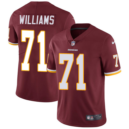 Washington Commanders #71 Trent Williams Burgundy Red Team Color Men's Stitched Vapor Untouchable Limited Jersey Men's