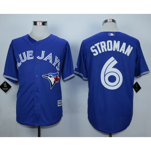 Toronto Blue Jays #6 Marcus Stroman Blue New Cool Base Stitched Jersey Men's