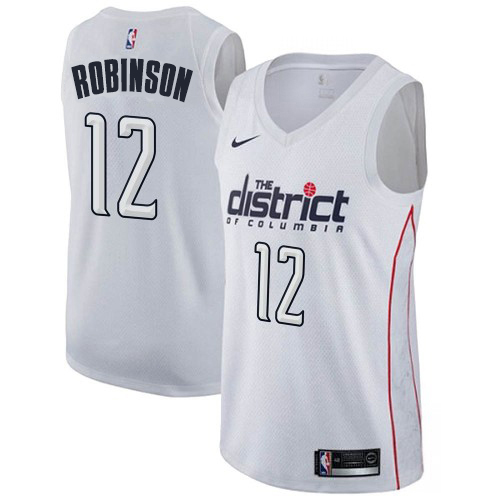 Washington Wizards #12 Jerome Robinson White Womens Swingman City Edition Jersey Womens