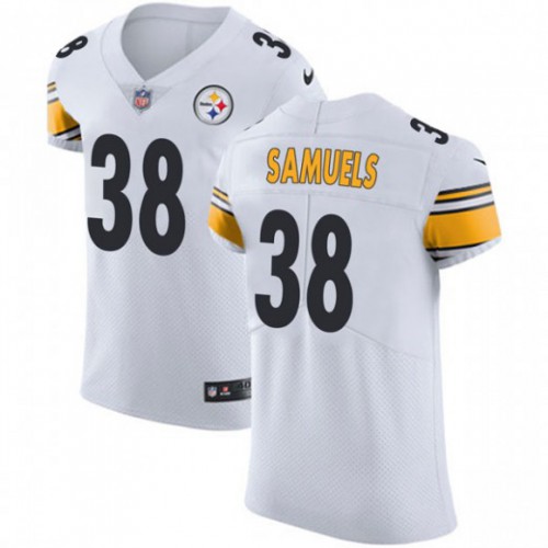 Pittsburgh Steelers #38 Jaylen Samuels White Men's Stitched Vapor Untouchable Limited Jersey Men's