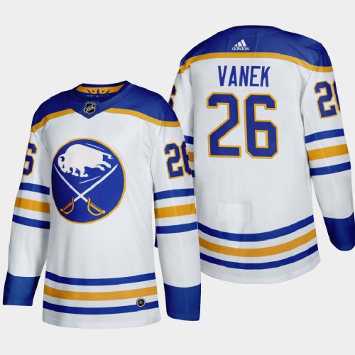 Buffalo Buffalo Sabres #26 Rasmus Dahlin Men's Adidas 2020-21 Away Authentic Player Stitched Jersey White Men's