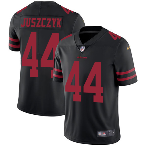 49ers #44 Kyle Juszczyk Black Alternate Youth Stitched Vapor Untouchable Limited Jersey