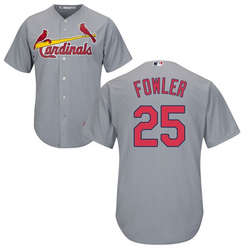 St.Louis Cardinals #25 Dexter Fowler Grey Cool Base Stitched Youth Jersey Youth