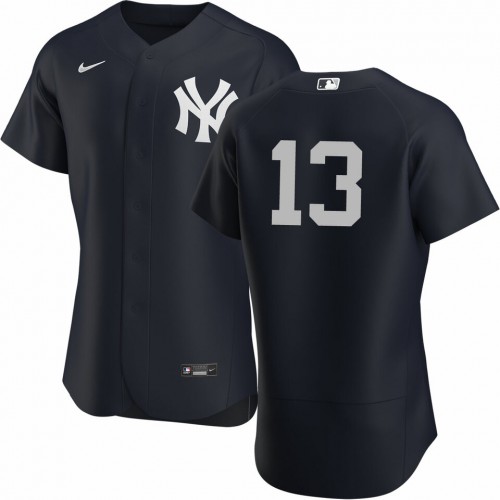 New York New York Yankees #13 Joey Gallo Men's Black Authentic Alternate Jersey Men's
