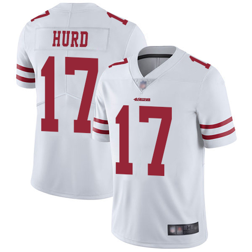 San Francisco 49ers #17 Jalen Hurd White Men's Stitched Vapor Untouchable Limited Jersey Men's