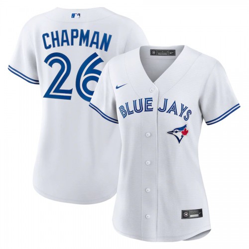 Toronto Toronto Blue Jays #26 Matt Chapman Women's Team Game Player Authentic White Jersey Womens