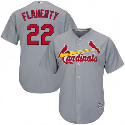St.Louis Cardinals #22 Jack Flaherty Grey New Cool Base Stitched Youth Jersey Youth