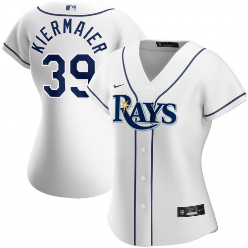 Tampa Bay Tampa Bay Rays #39 Kevin Kiermaier Women's Home 2020 Player Jersey White Womens