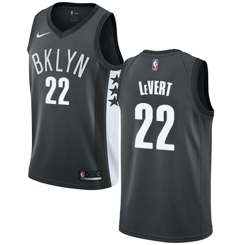 Brooklyn Nets #22 Caris LeVert Gray Womens Swingman Statement Edition Jersey Womens
