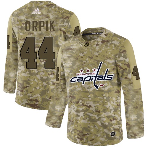 Adidas Washington Capitals #44 Brooks Orpik Camo Authentic Stitched Jersey Men's