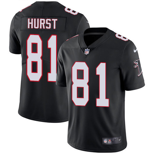 Atlanta Falcons #81 Hayden Hurst Black Alternate Youth Stitched Vapor Untouchable Limited Jersey Youth