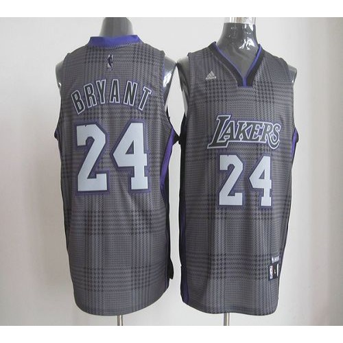 Los Angeles Lakers #24 Kobe Bryant Black Rhythm Fashion Stitched Jersey Mens