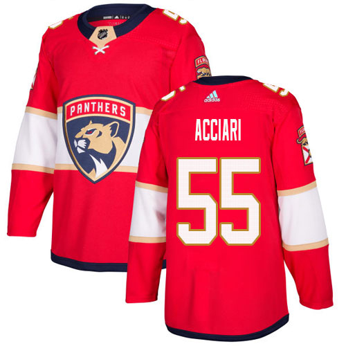 Adidas Florida Panthers #55 Noel Acciari Red Home Authentic Stitched Youth Jersey Youth