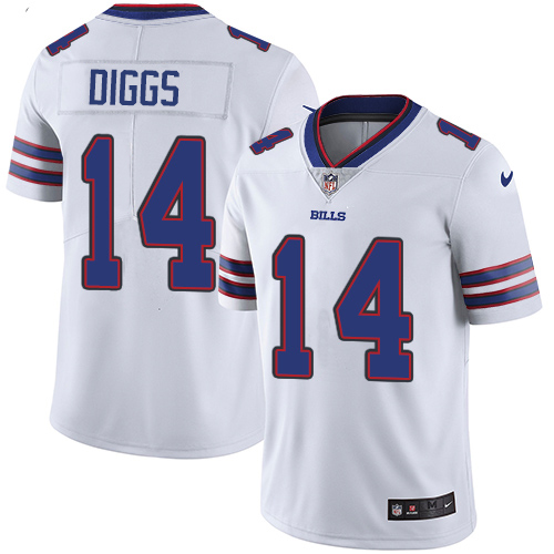 Bills #14 Stefon Diggs White Youth Stitched Vapor Untouchable Limited Jersey