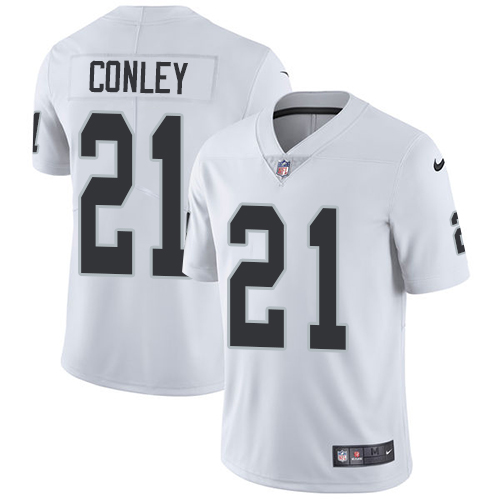 Las Vegas Raiders #21 Gareon Conley White Youth Stitched Vapor Untouchable Limited Jersey Youth