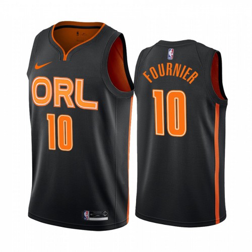 Orlando Magic #10 Evan Fournier Mens 2019-20 Black City Edition Jersey Mens